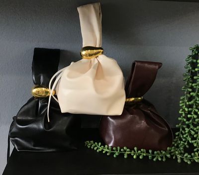 Black, Cream &amp; Burgundy Bag