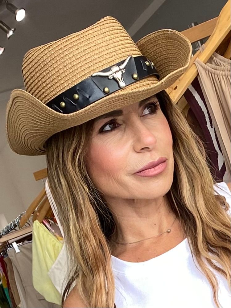 Khaki Western Hat