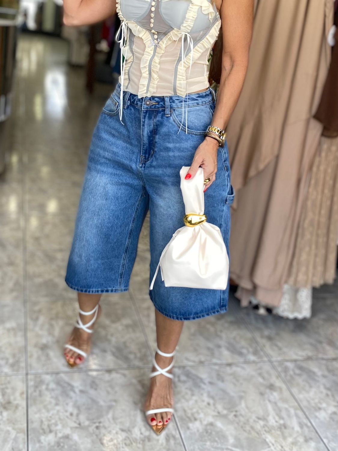 Blue Carpenter Denim Jorts