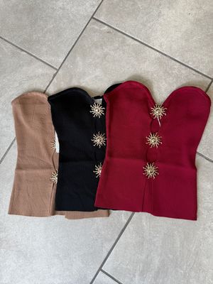 Mocha, Black Or Burgundy Top
