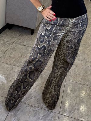 Snake Print Pants
