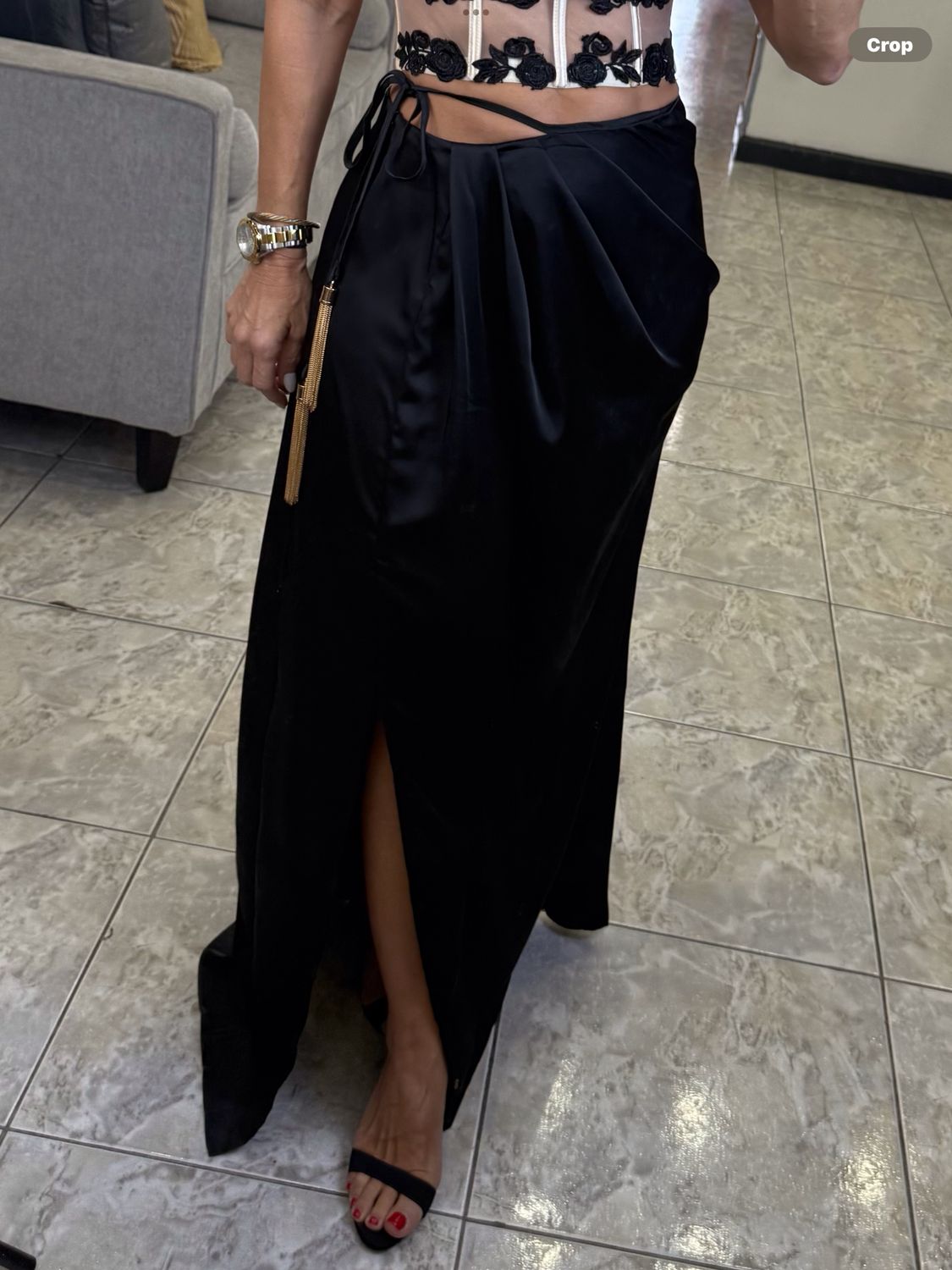 Black Long Skirt