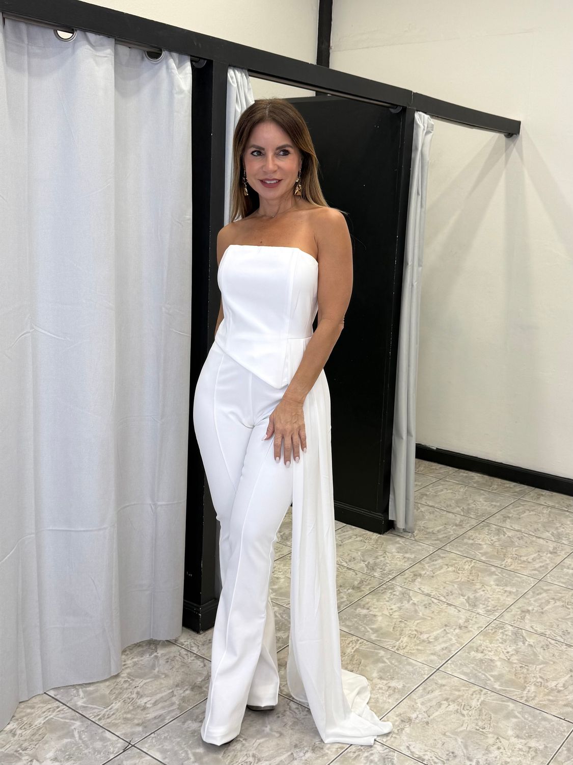 White Pant Set