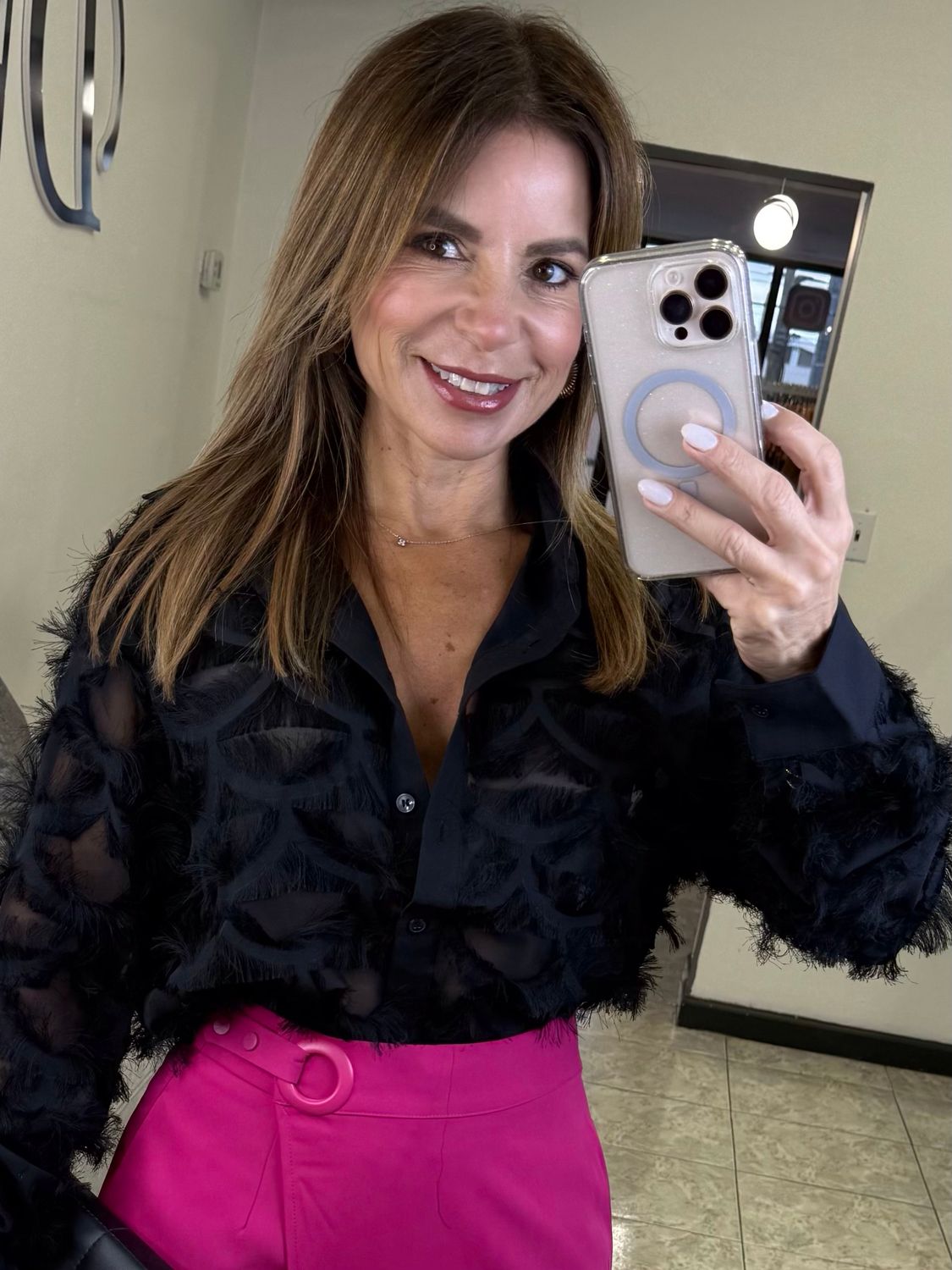 Black Long Sleeve Top