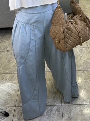 Light Denim Palazzo