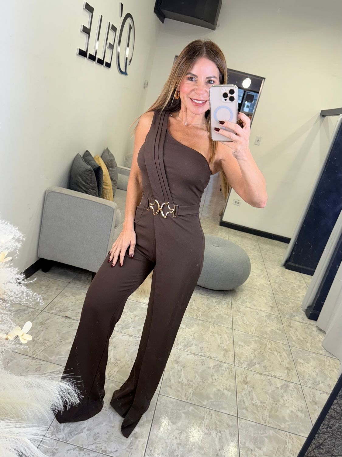 Deep Brown Jumpsuit