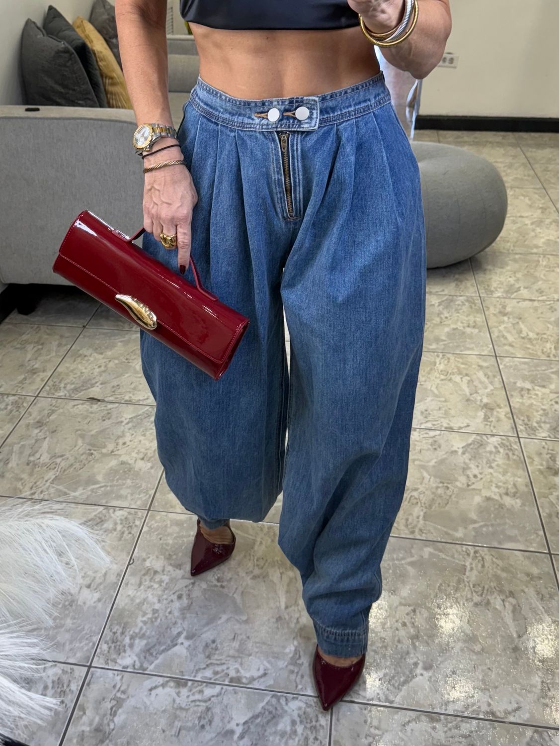 Medium Denim Pant