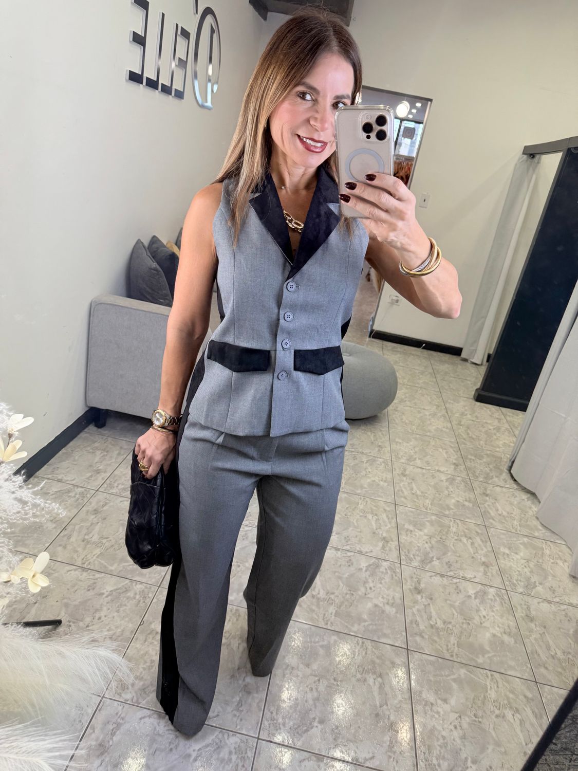 Grey/ Black Work Set