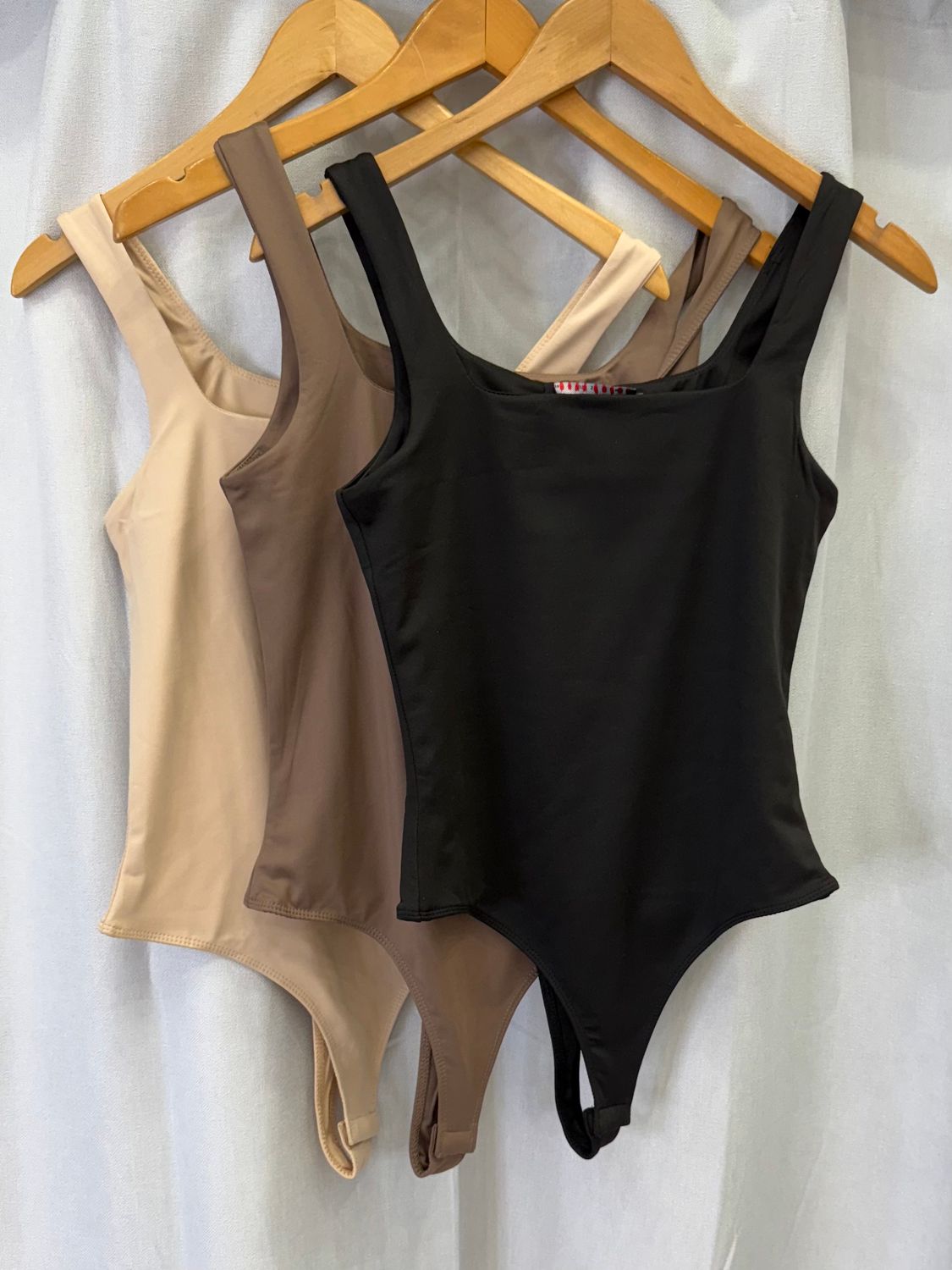 Taupe, Brown &amp; Black Bodysuit