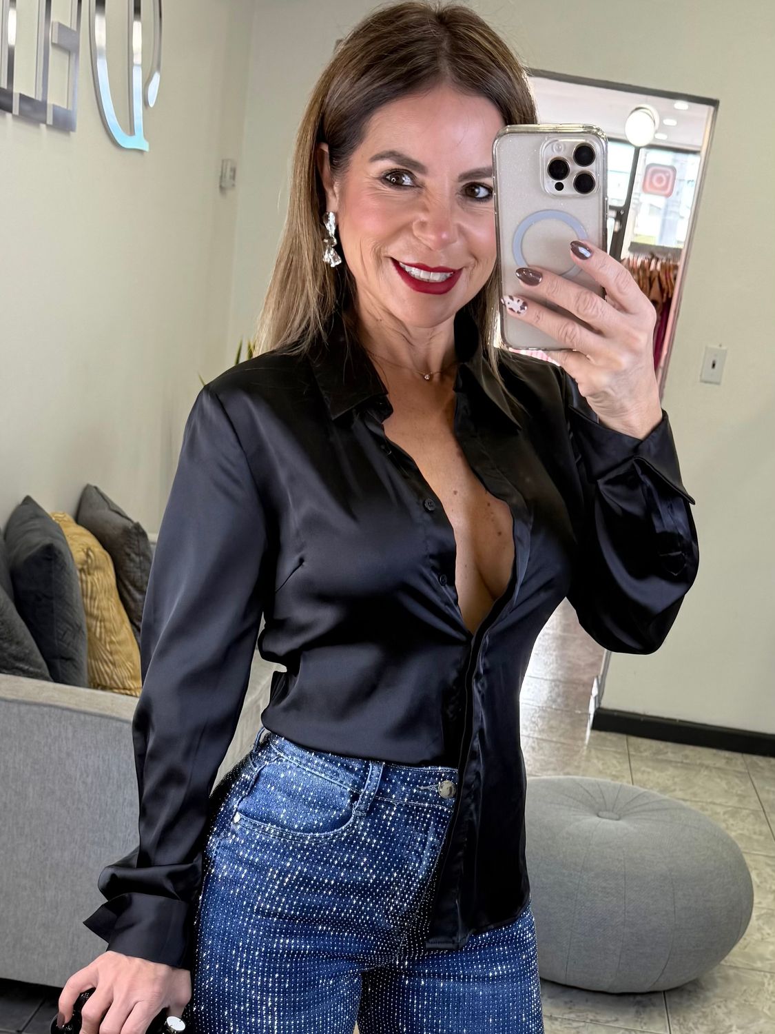 Black Sexy Back Top