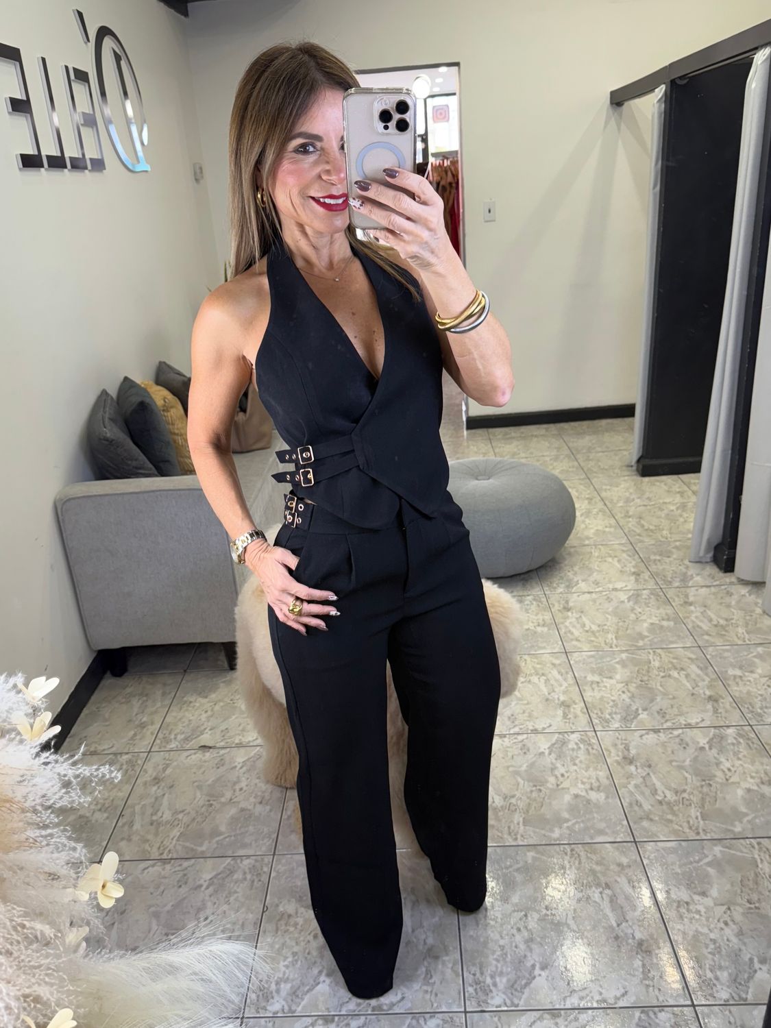 Black Sexy Pant Set