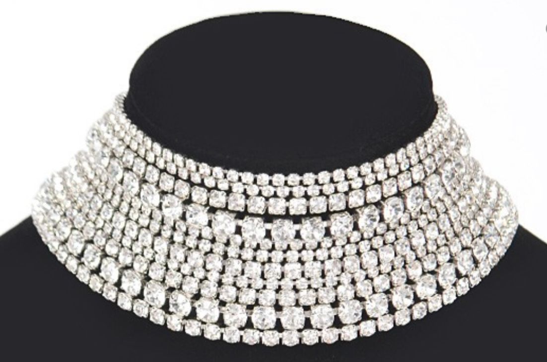 Silver or Gold Layered Choker