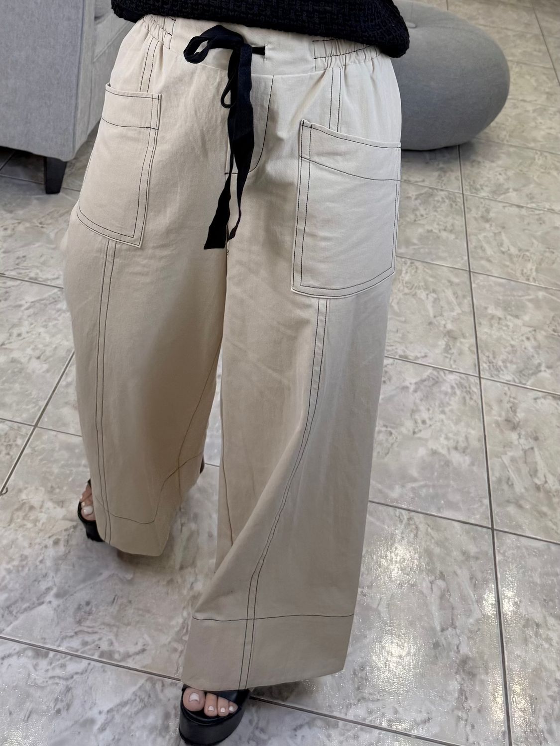 Creamy Beige Pant
