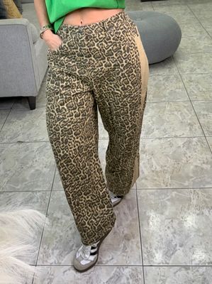 Taupe Leopard Pant