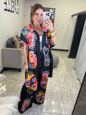 Black Multi Graphic Set