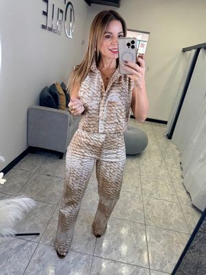 Light Brown Pant Set