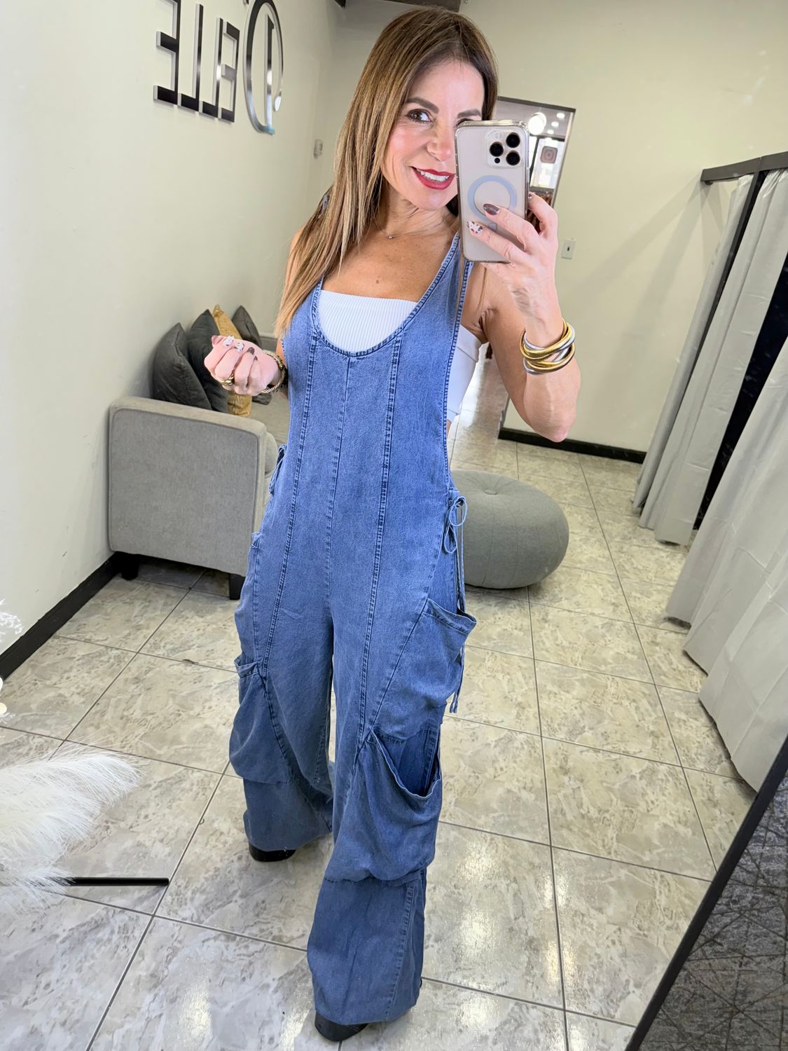 Pre- Order Medium Denim Jumpsuit