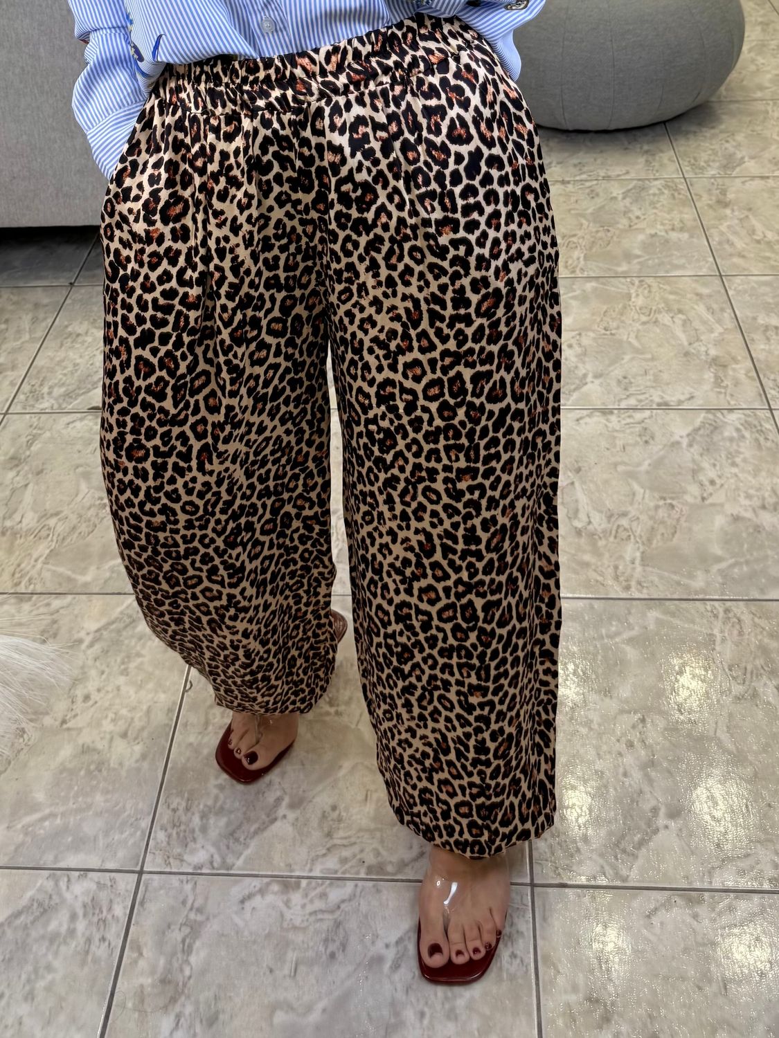 Leopard Ballon Pant