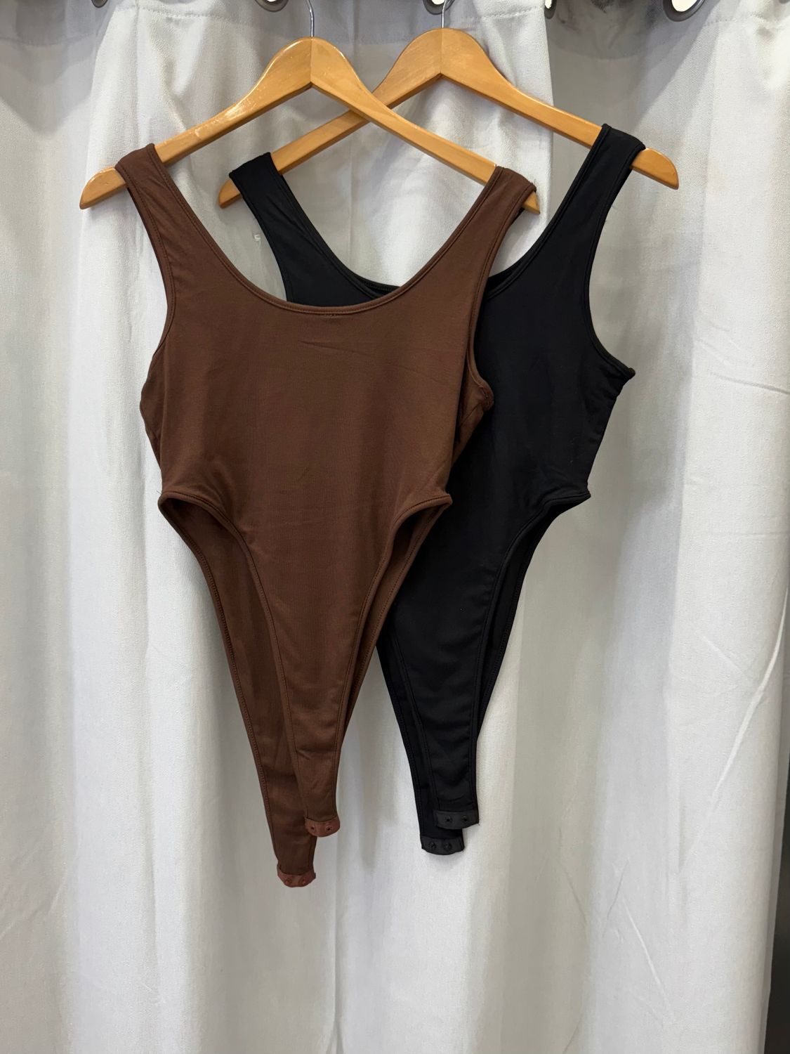 Brown Or Black Sexy Cut Bodysuit