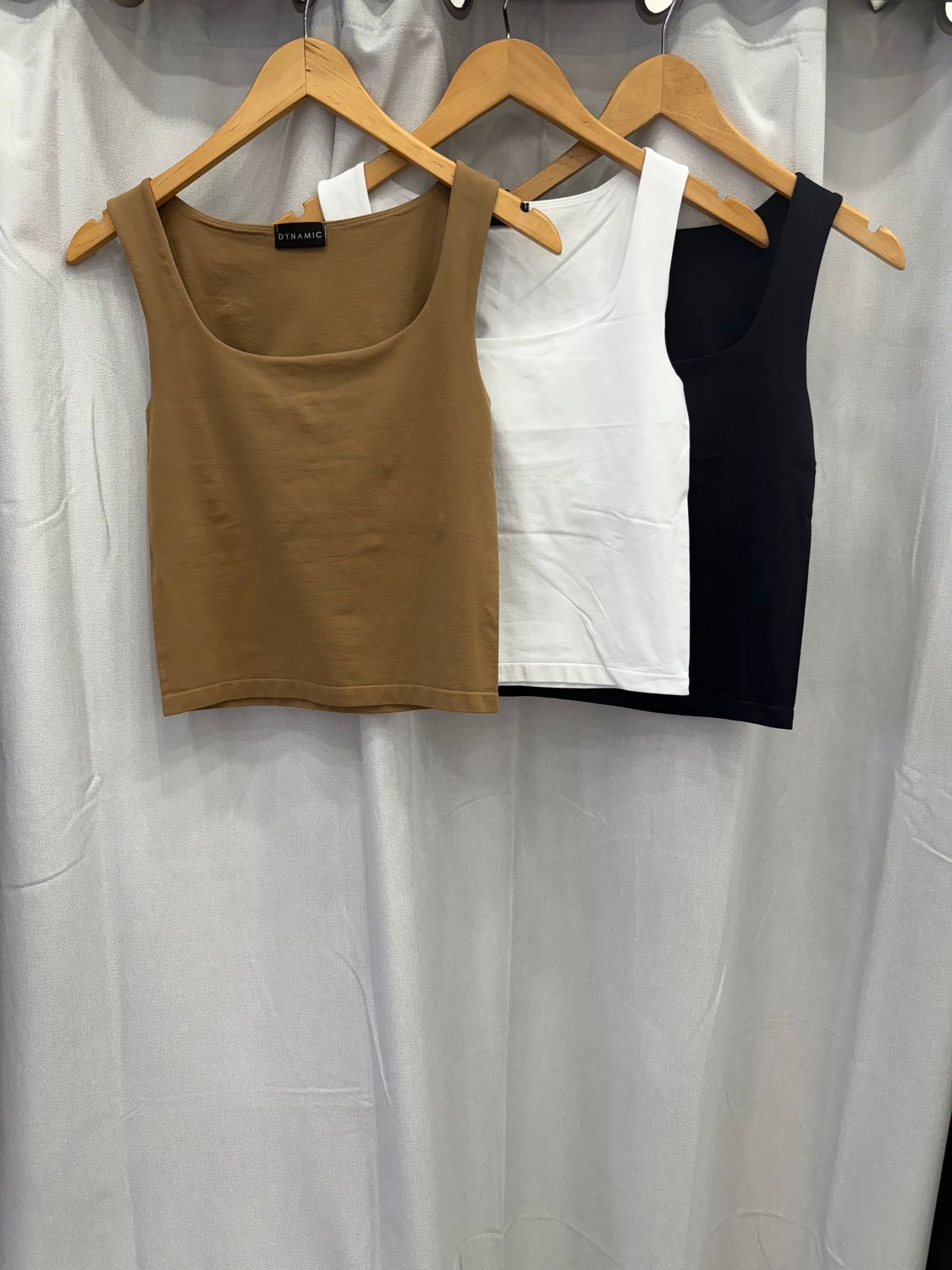 Coconut, Black Or White square Neck Tank