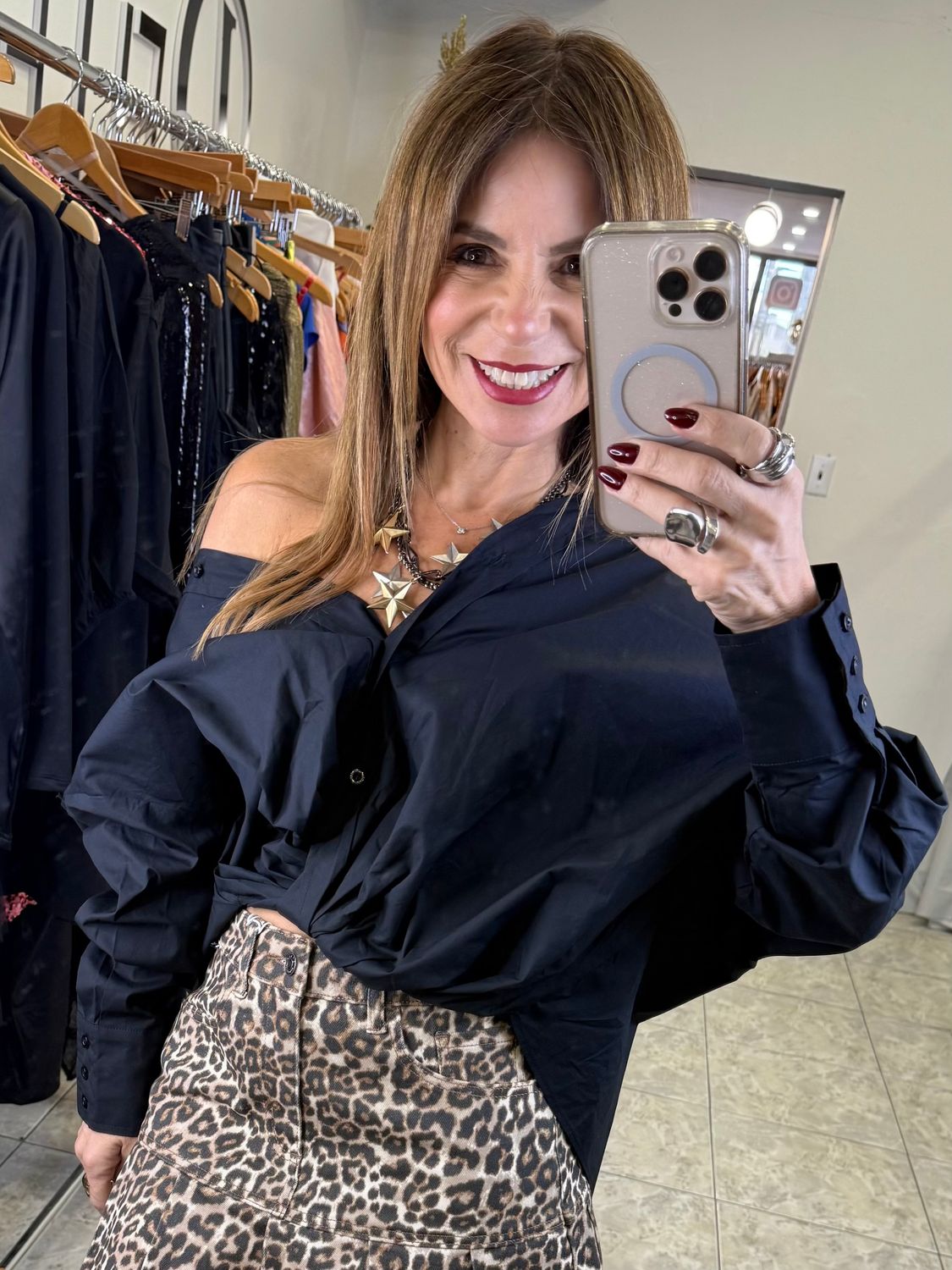 Black Long Sleeve Top