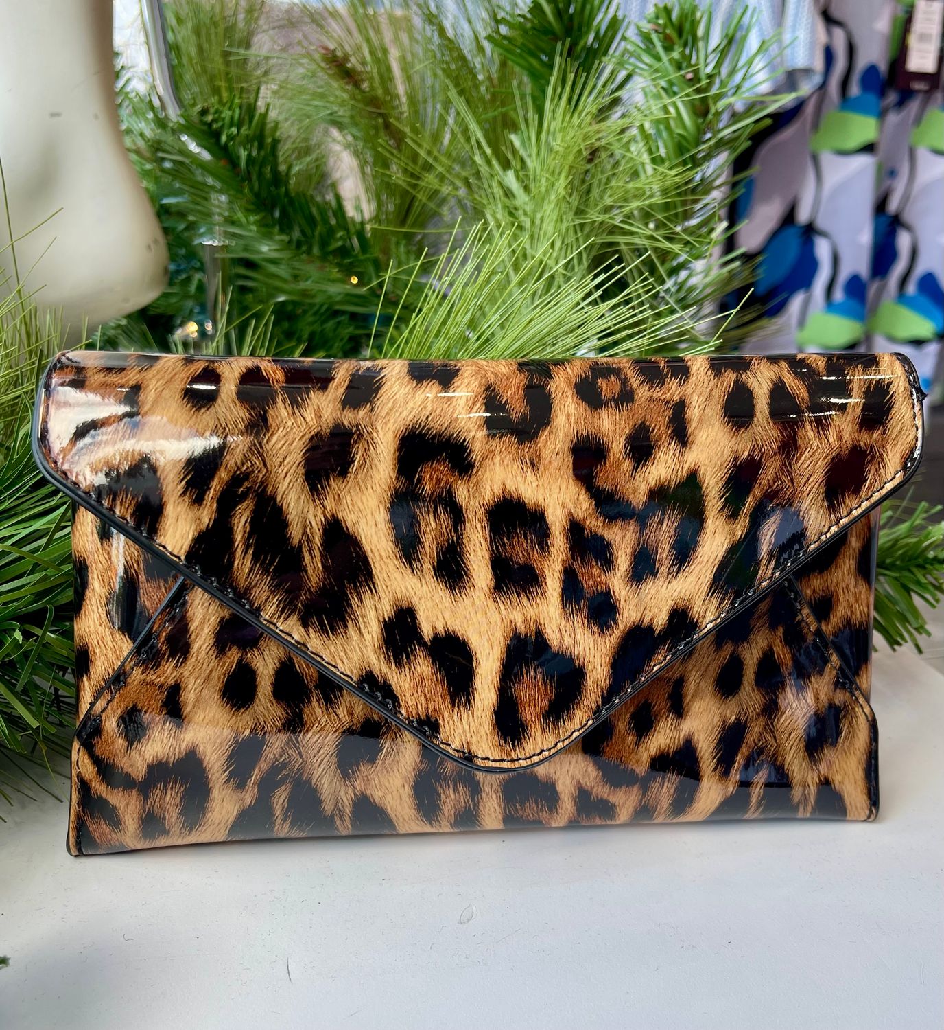 Leopard Clutch