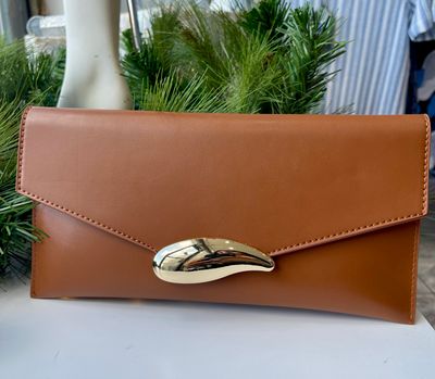 Camel Envelope Clucth