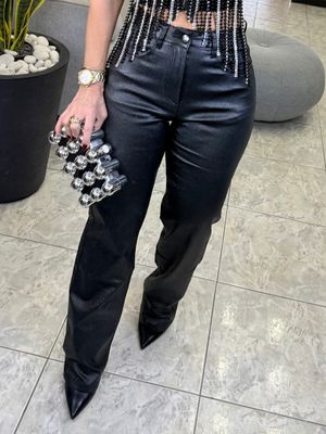 Shine Glitter Black Pant