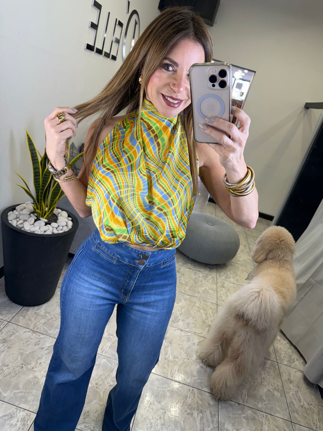 Multicolor Girly Top