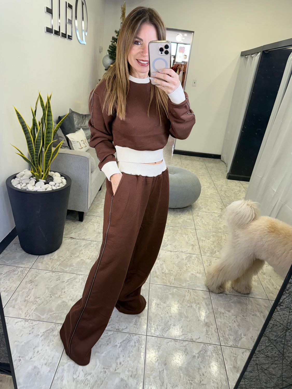 Coffee Long Sleeves Travel Set