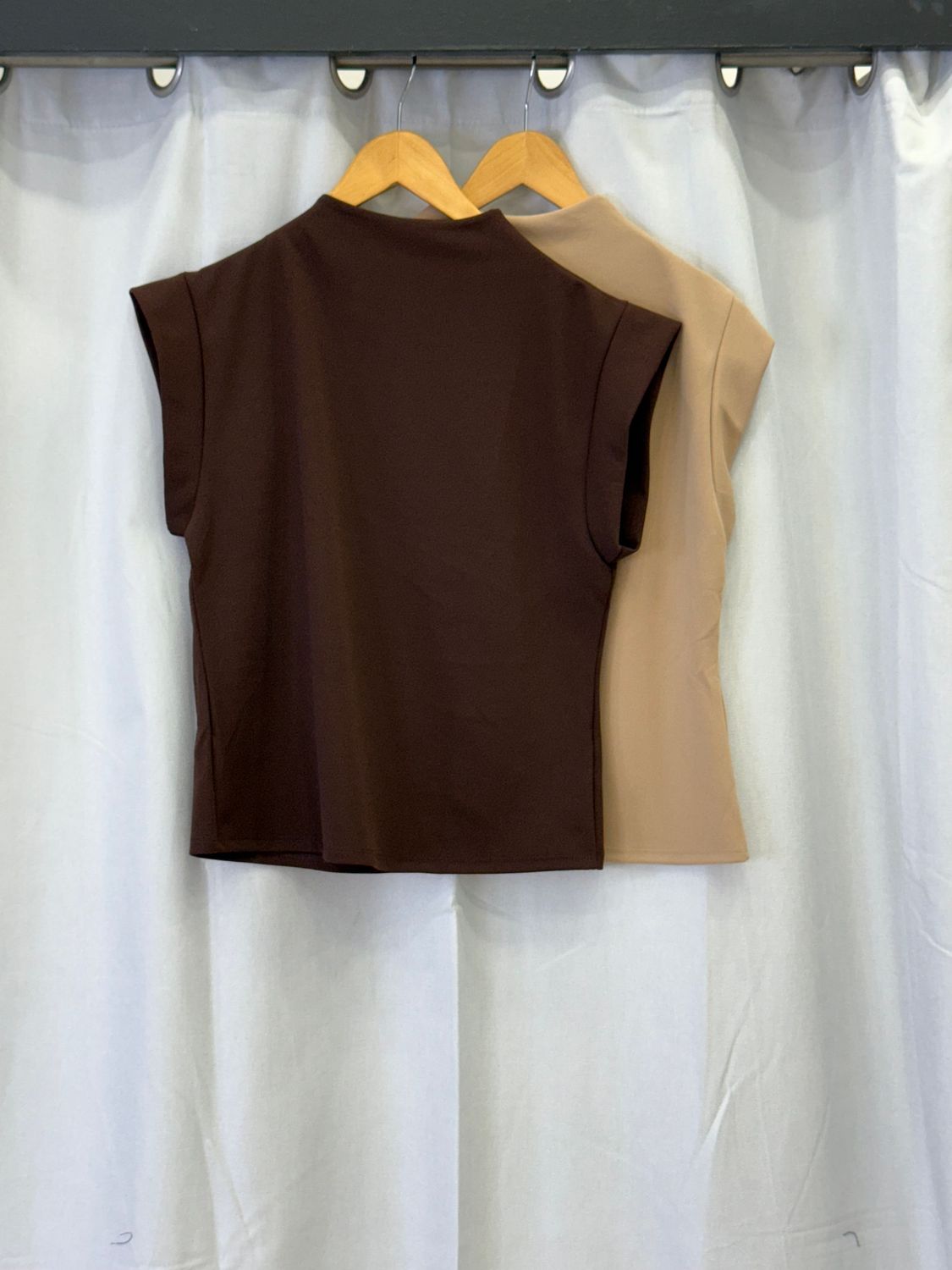 Chocolate, Beige Black Or White Tank top