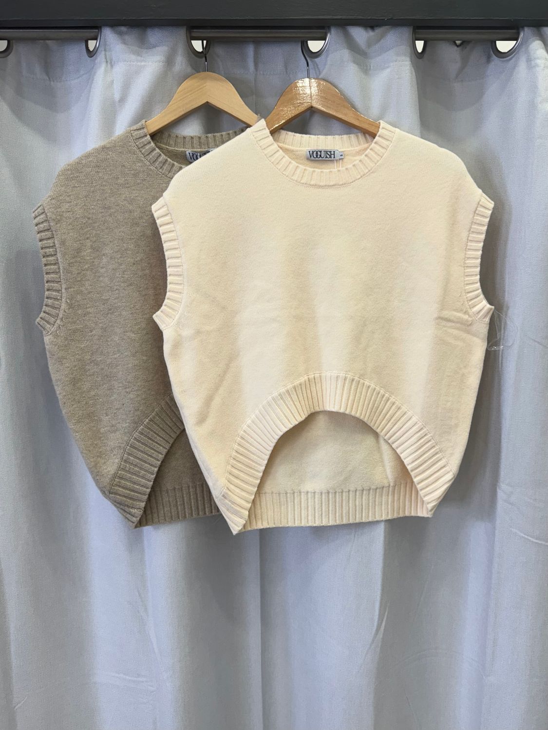 Taupe or Cream Sweater Top
