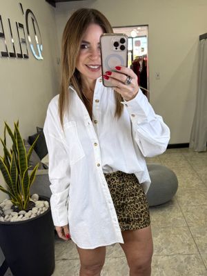 White Long Sleeve Top