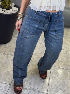 Medium Denim Barrel