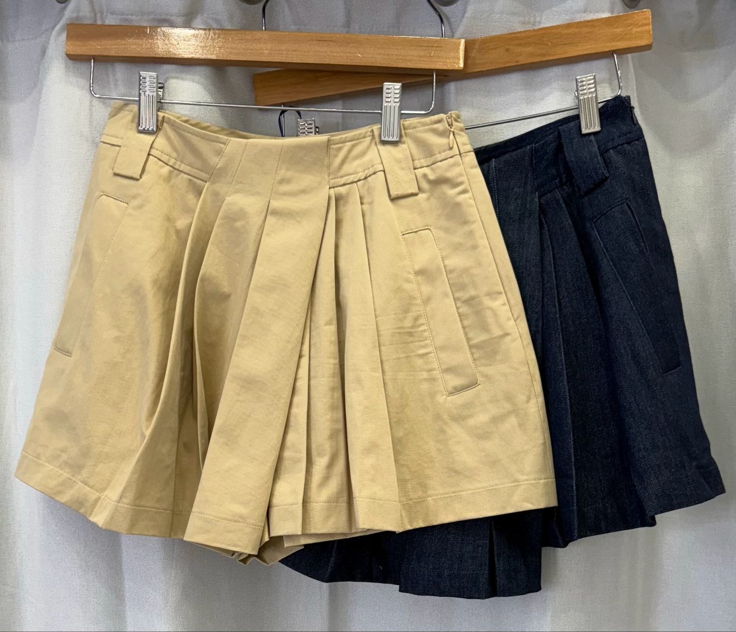 Dark Denim or Taupe Short