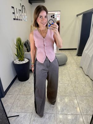 Grey Or Cream Polkadots Bottom