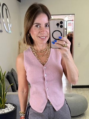 Blush Or Olive Vest Top