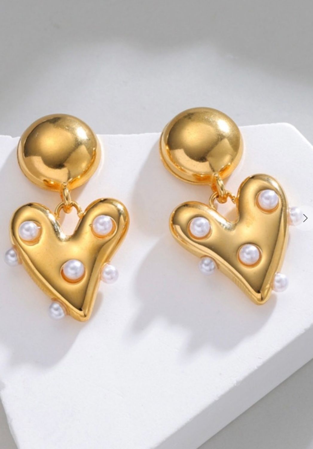 Stainless Steel Heart Earrings