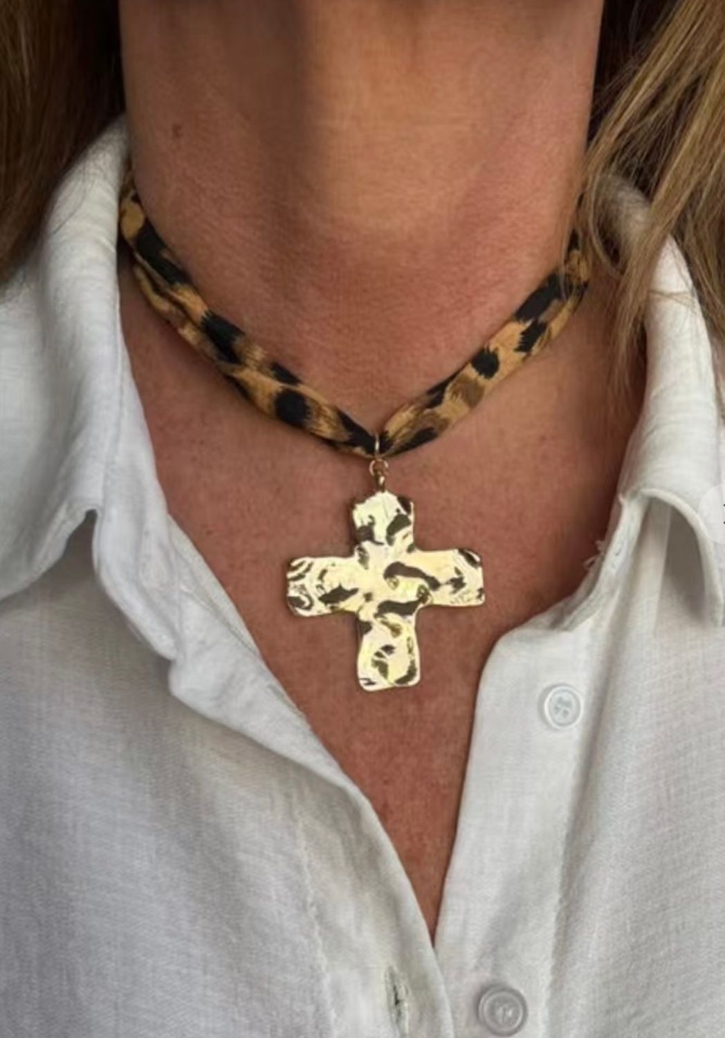 Leopard Detail Necklace