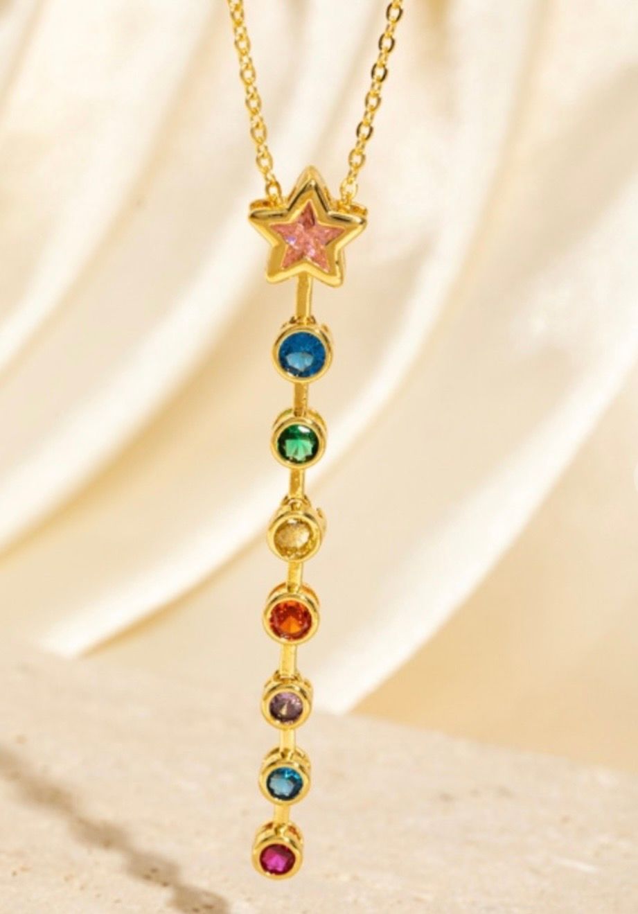 Star Multi Color Necklace