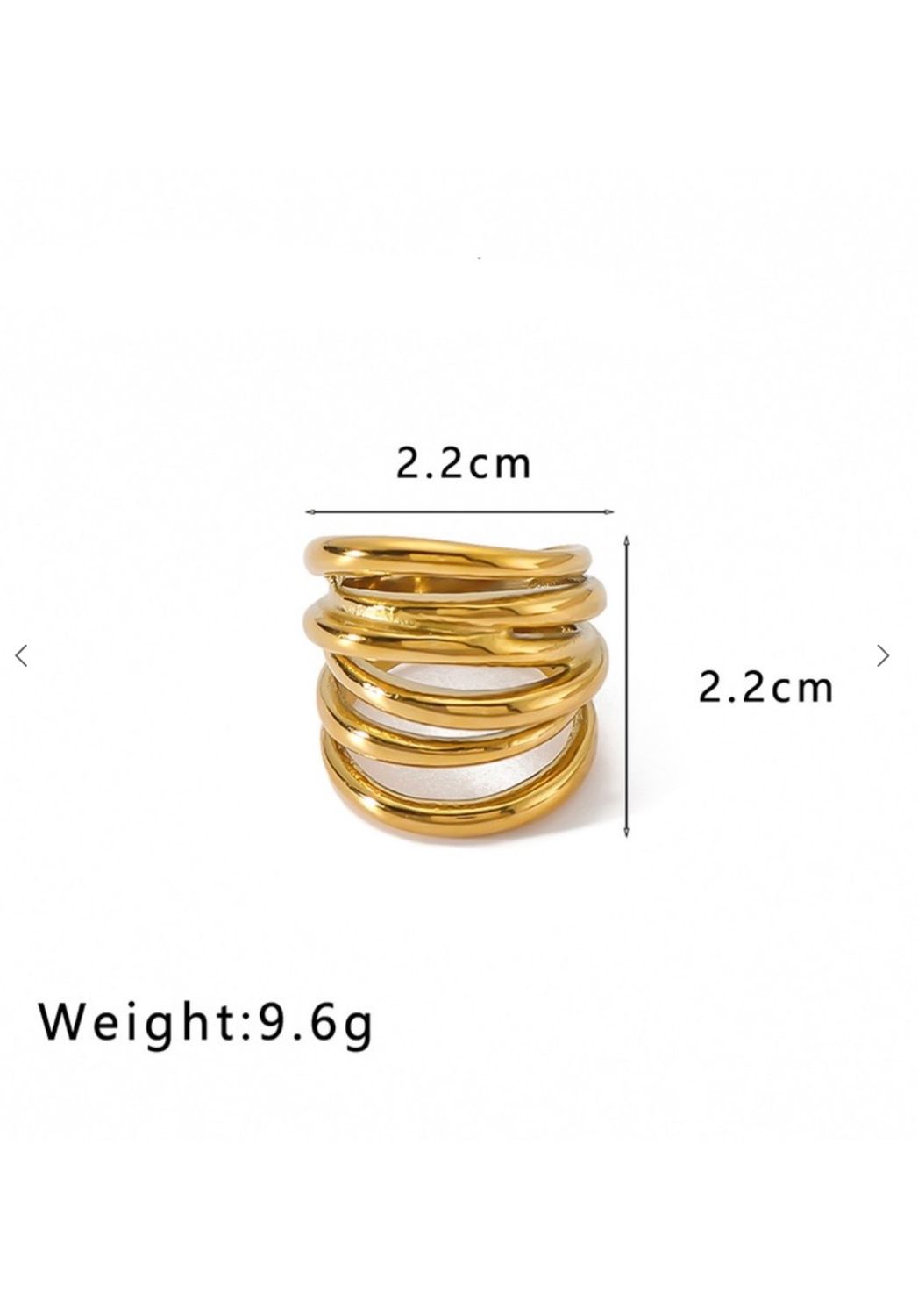 Vintage Stainless Steel Ring