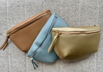 Gold, Blue or Brown Fanny pack