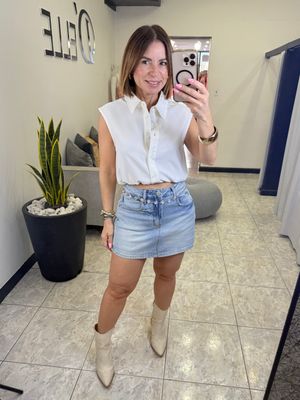 Ivory Medium Crop Top