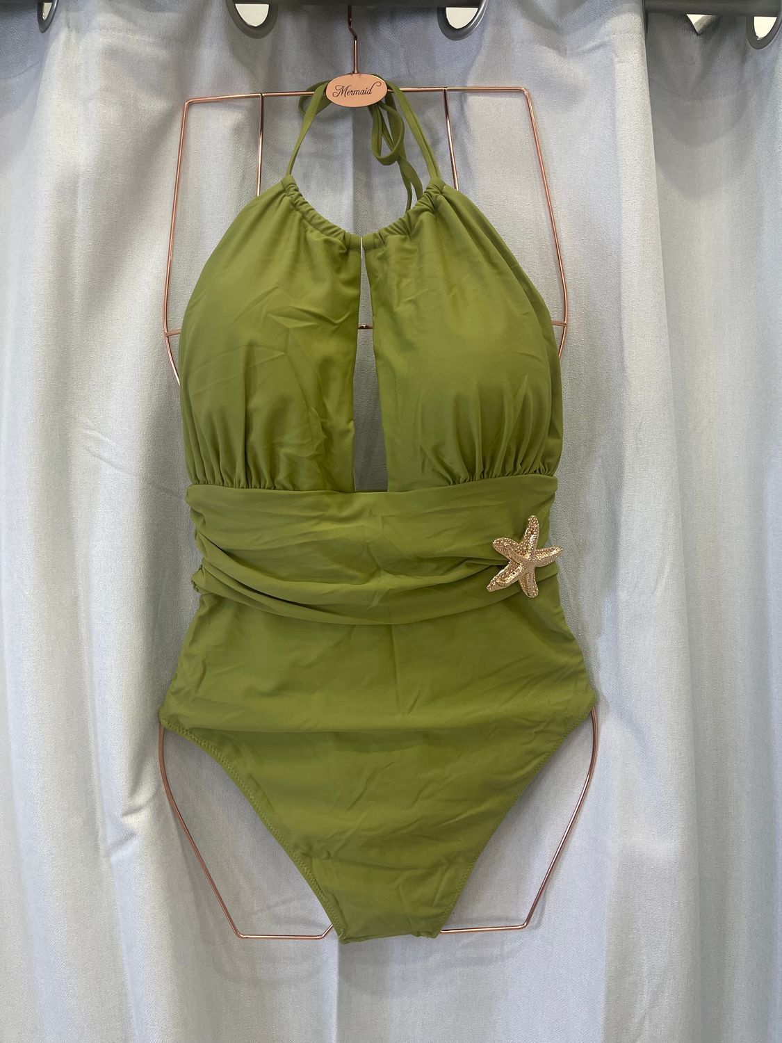 Kiwi Gold Star Detail One Piece Swimwear