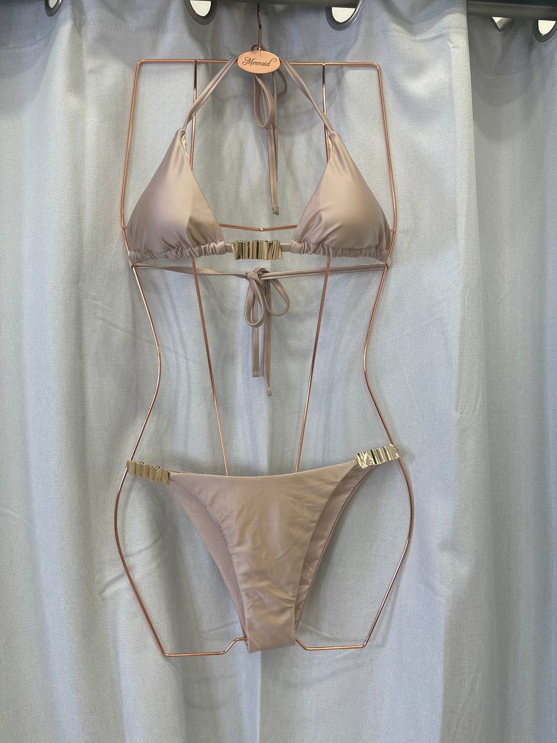 Rose Gold Detail Bikini Swimwear