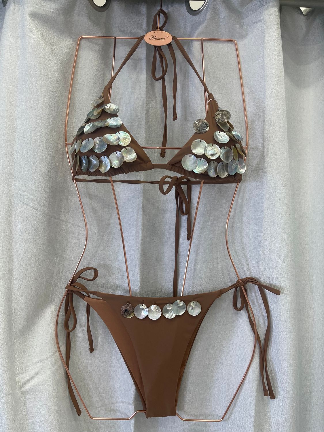 Choco Charm Detail Bikini Swimwear