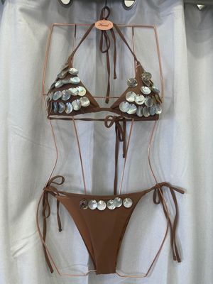 Choco Charm Detail Bikini Swimwear