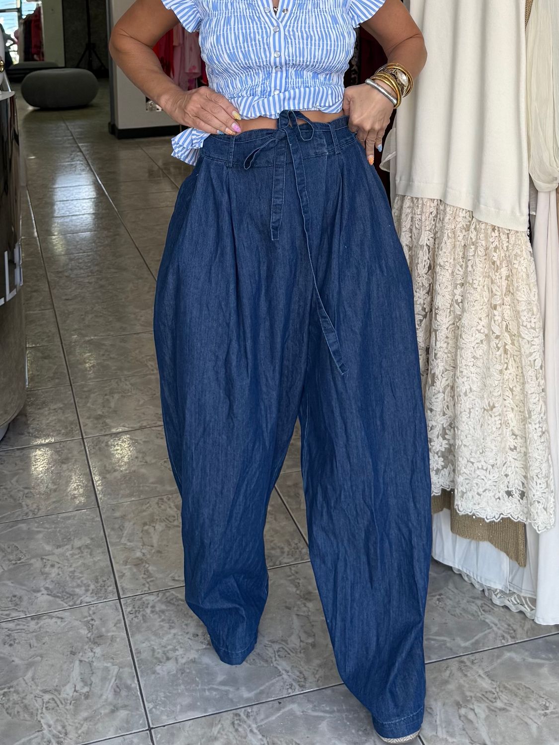 Dark Indigo Denim Pant