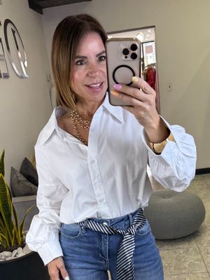 White Long Sleeve Top