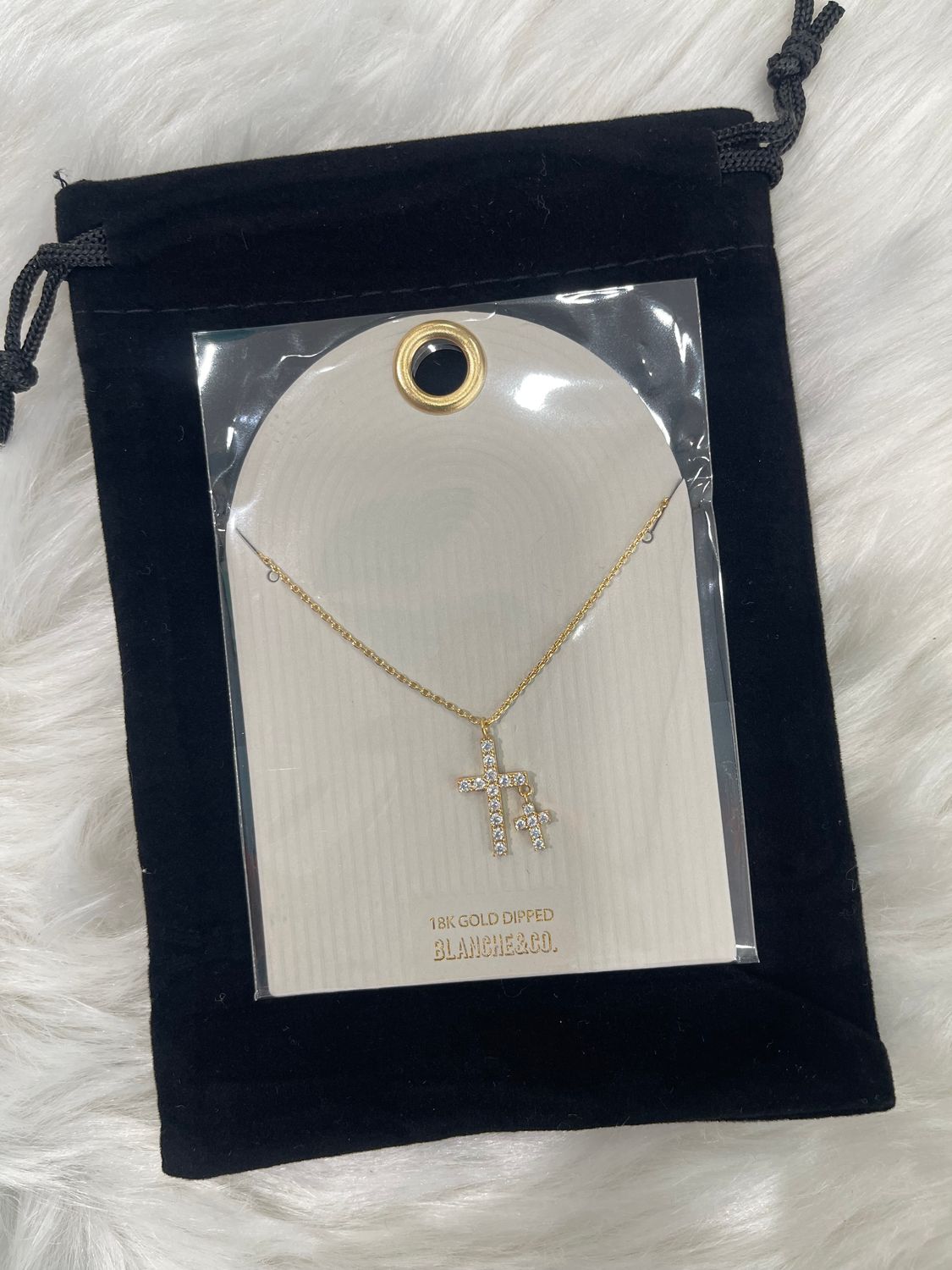 Cross Double Necklace